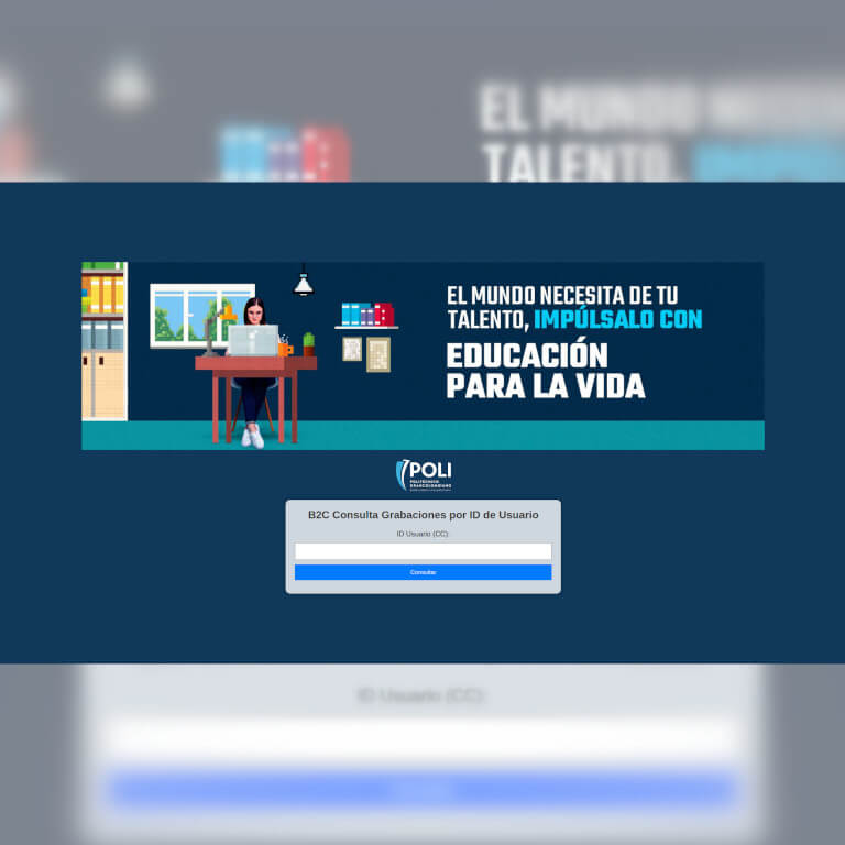 Proyecto Aplicativo Consulta de grabaciones POLI