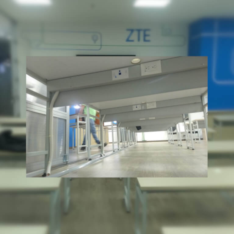Proyecto Cableado Estructurado Salón capacitaciones ZTE