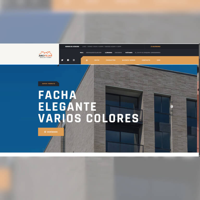 Proyecto Diseño Web Arcitejar